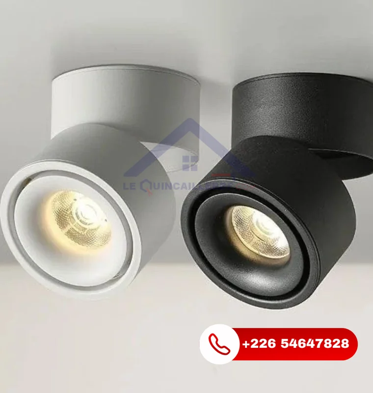 Lampe coulissante orientable  – Vente au Burkina Faso