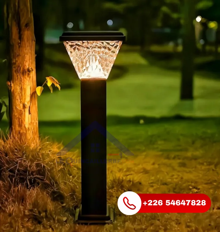 Lampe Jardin solaire autonome – Vente au Burkina Faso