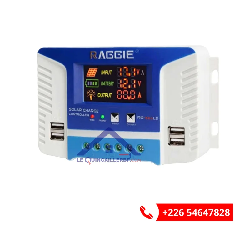 Régulateur RAGGIE 30A – Vente au Burkina Faso