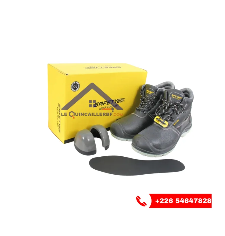 Chaussures de sécurité SAFETYBOY – Vente au Burkina Faso